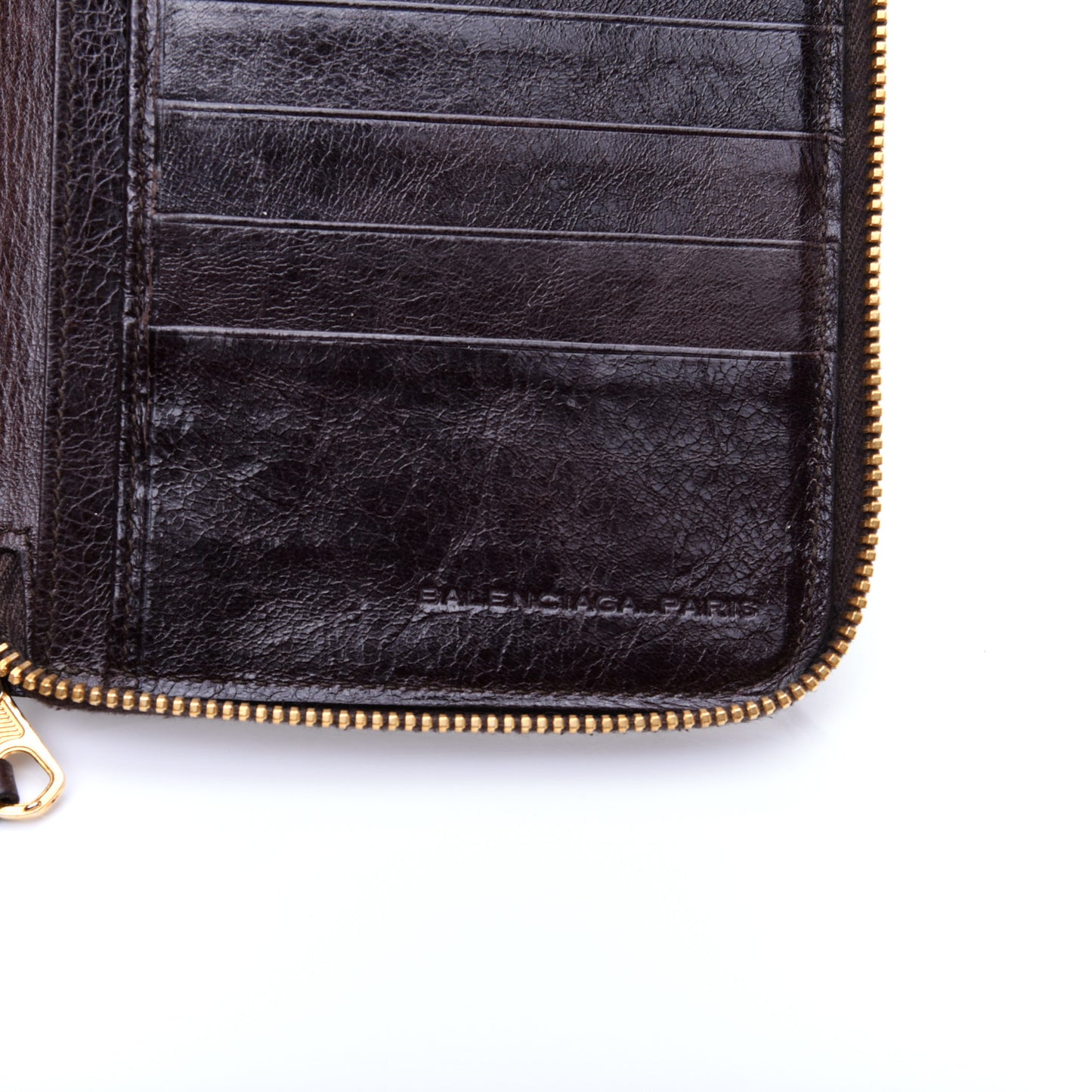 Agneau Giant 12 Gold Hardware Compagnon Wallet Black