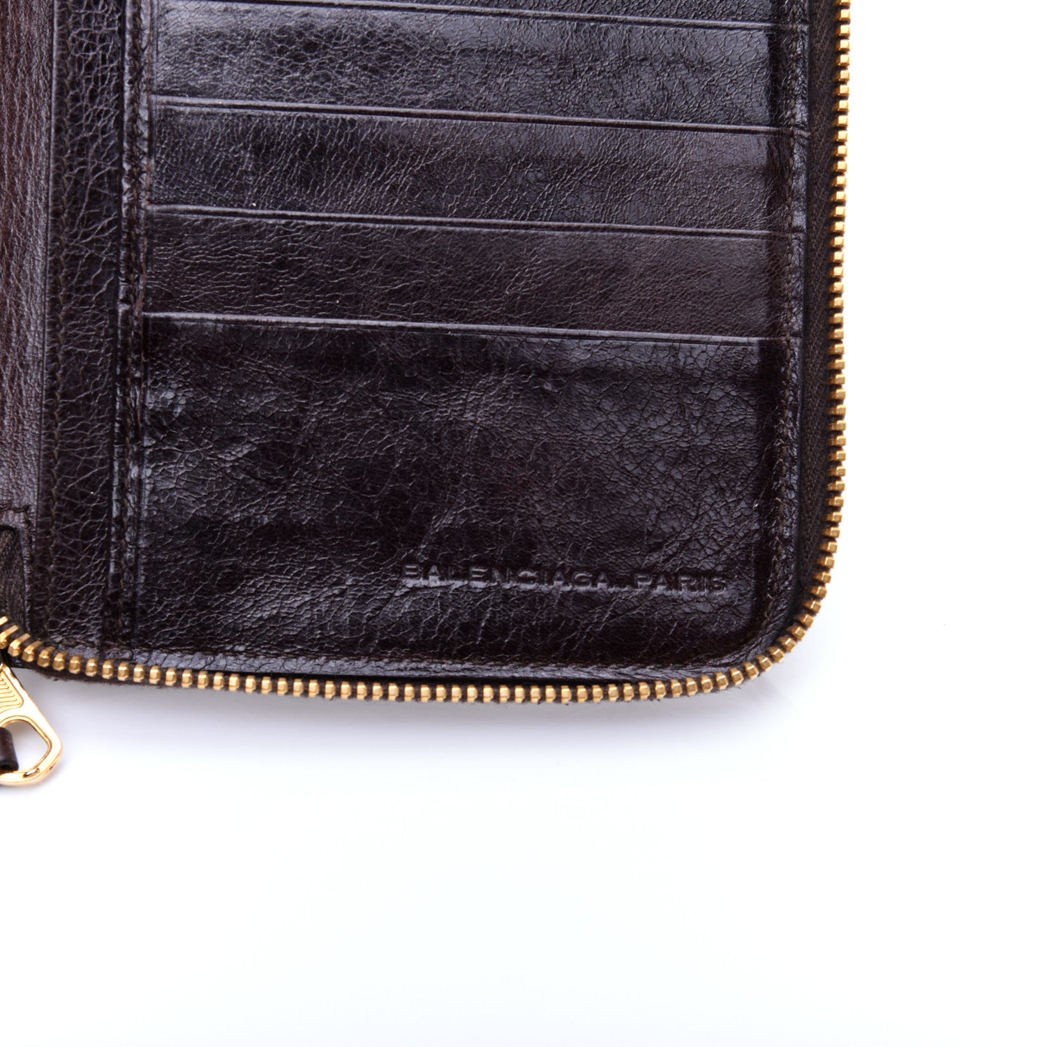 Balenciaga Agneau Giant 12 Gold Hardware Compagnon Wallet Black 8 of 12