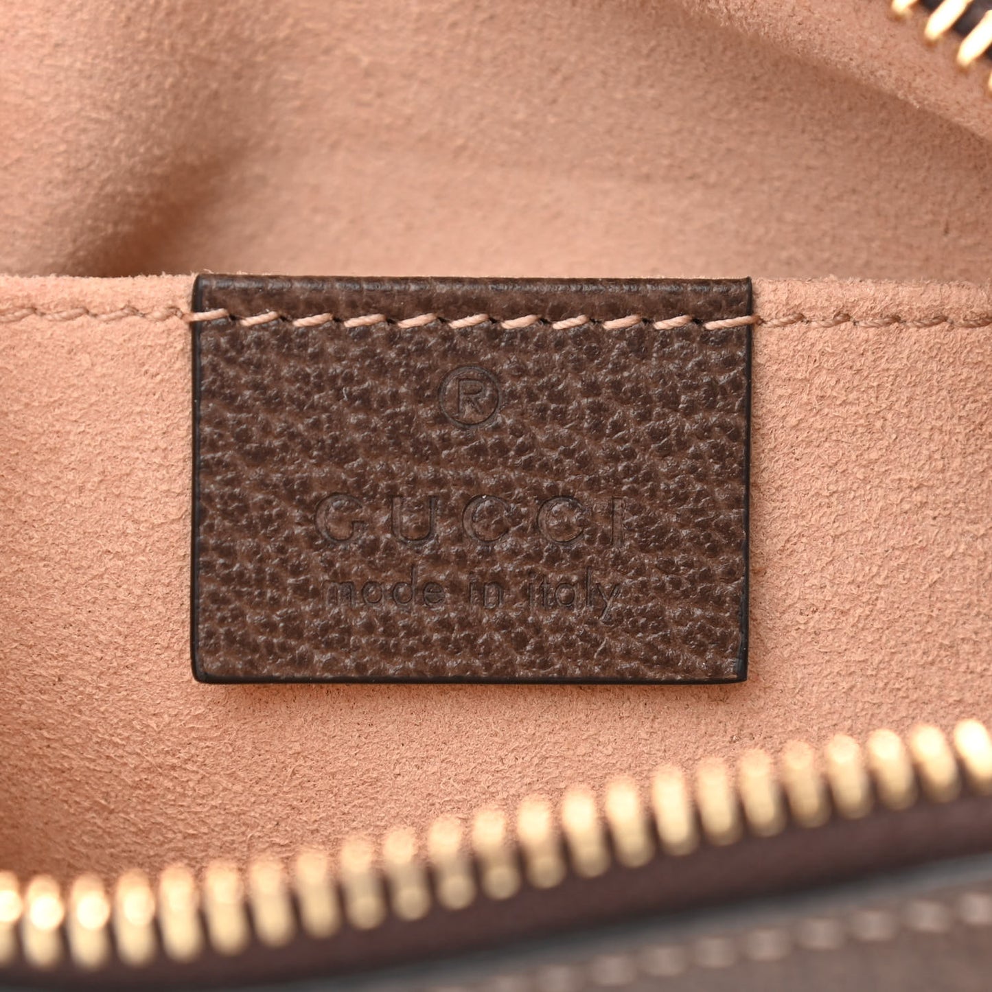 GG Supreme Monogram Web Mini Ophidia Shoulder Bag Brown