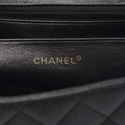 Chanel Caviar Jumbo Single Flap Black 6 of 14