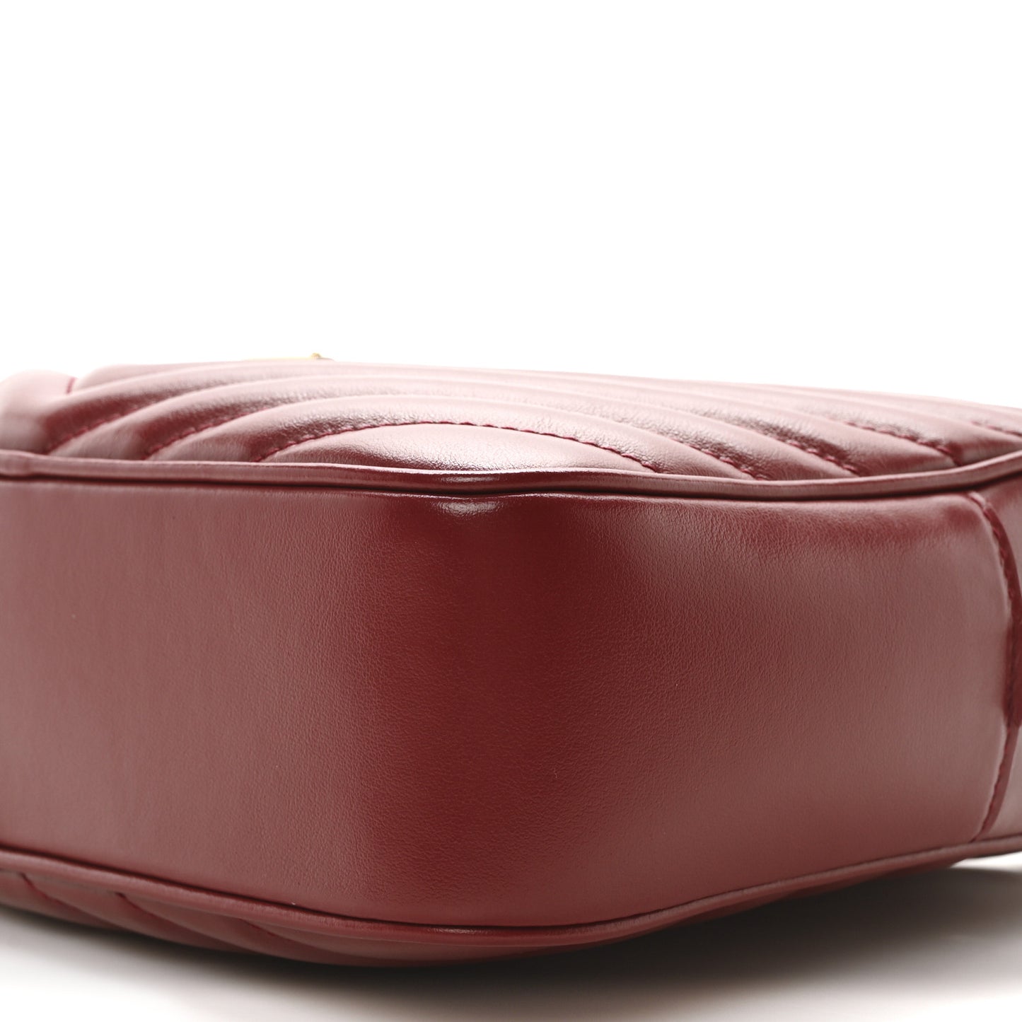 Calfskin Matelasse Monogram Lou Camera Bag Opyum Red