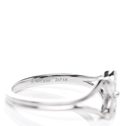 Tiffany Platinum Diamond Victoria Ring 51 5.75 5 of 6
