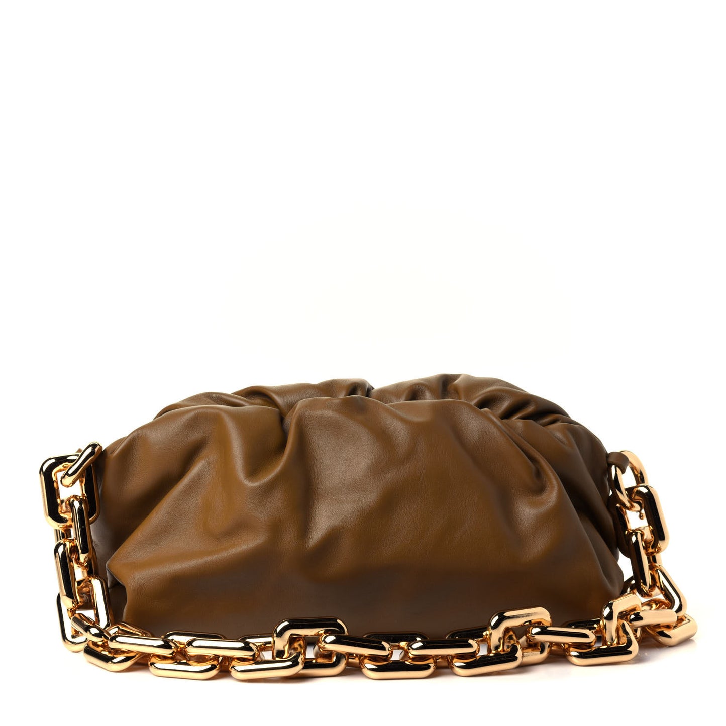 Calfskin The Pouch Chain Cammello