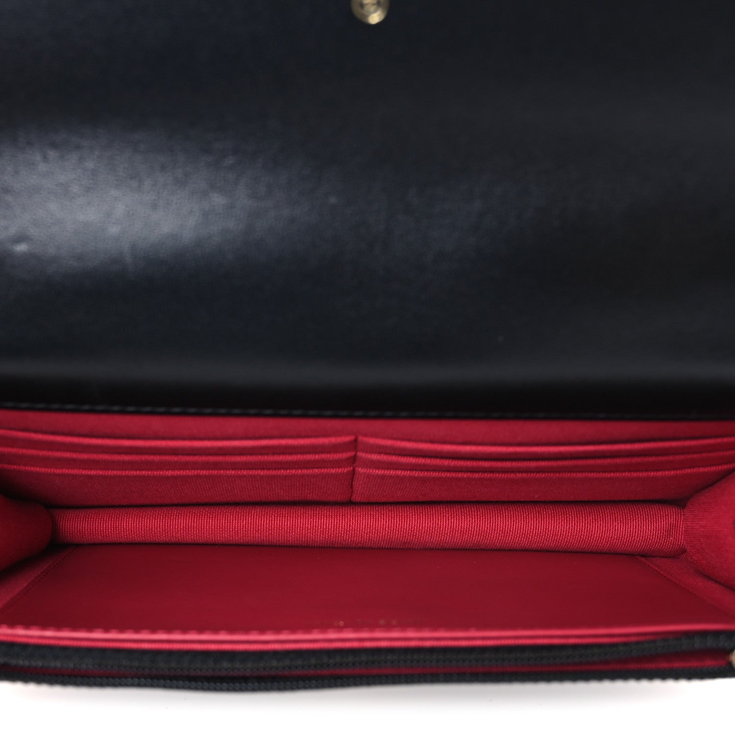 Chanel Lambskin Quilted Chanel 19 Wallet On Chain WOC Black 5 of 11