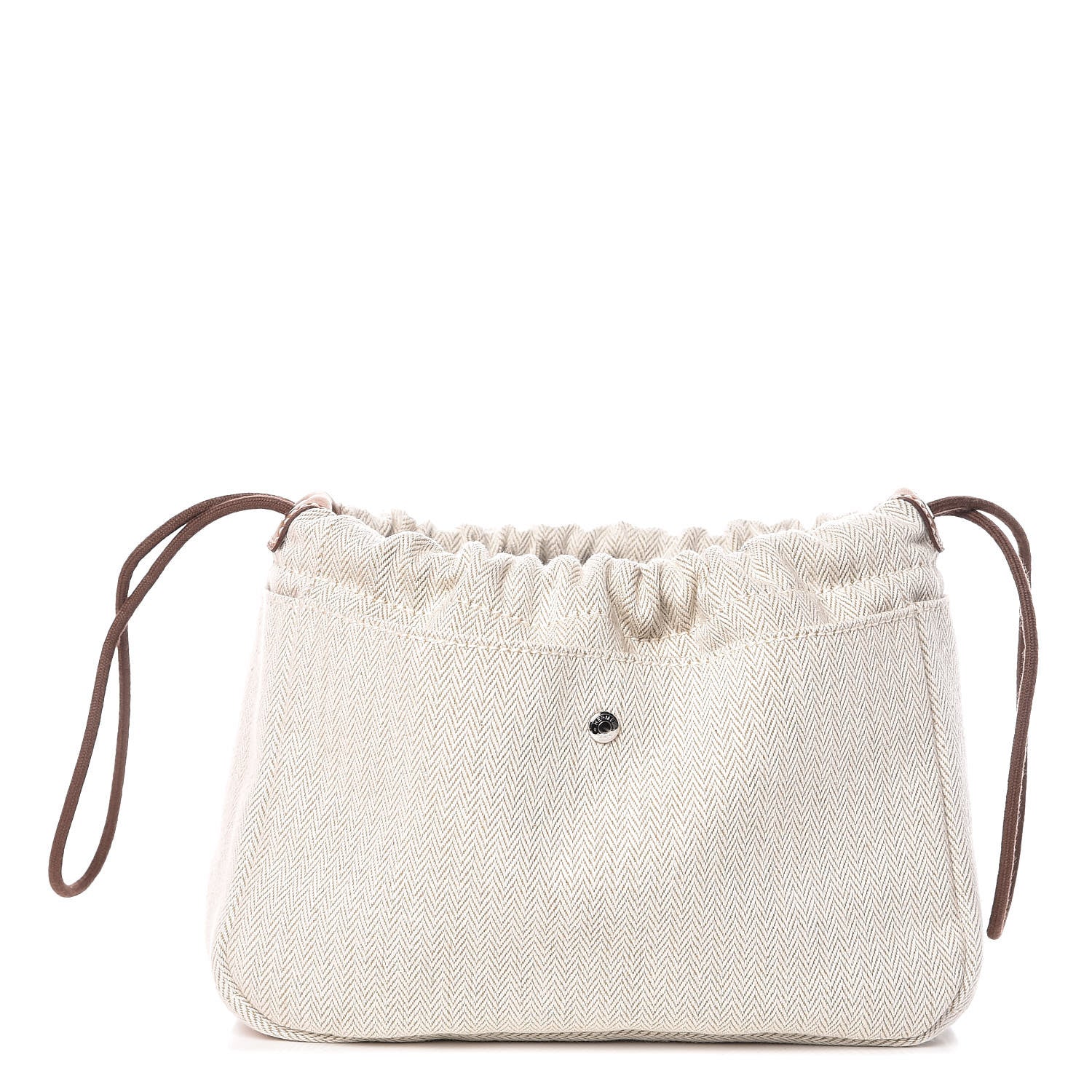 Hermes Canvas Barenia Fourbi 20 PM Pouch Naturel Fauve 1 of 12