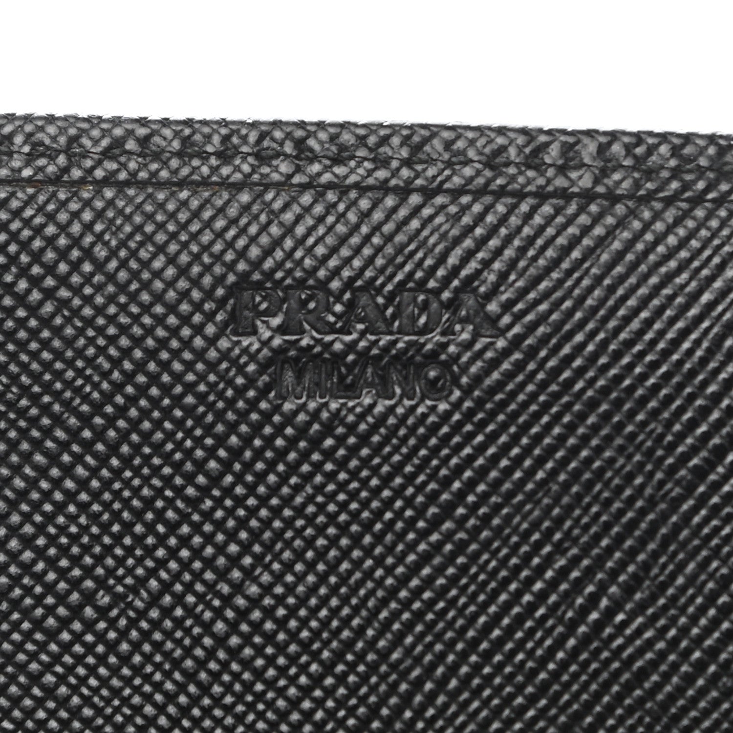 Prada Saffiano Bow Continental Wallet Black 6 of 12