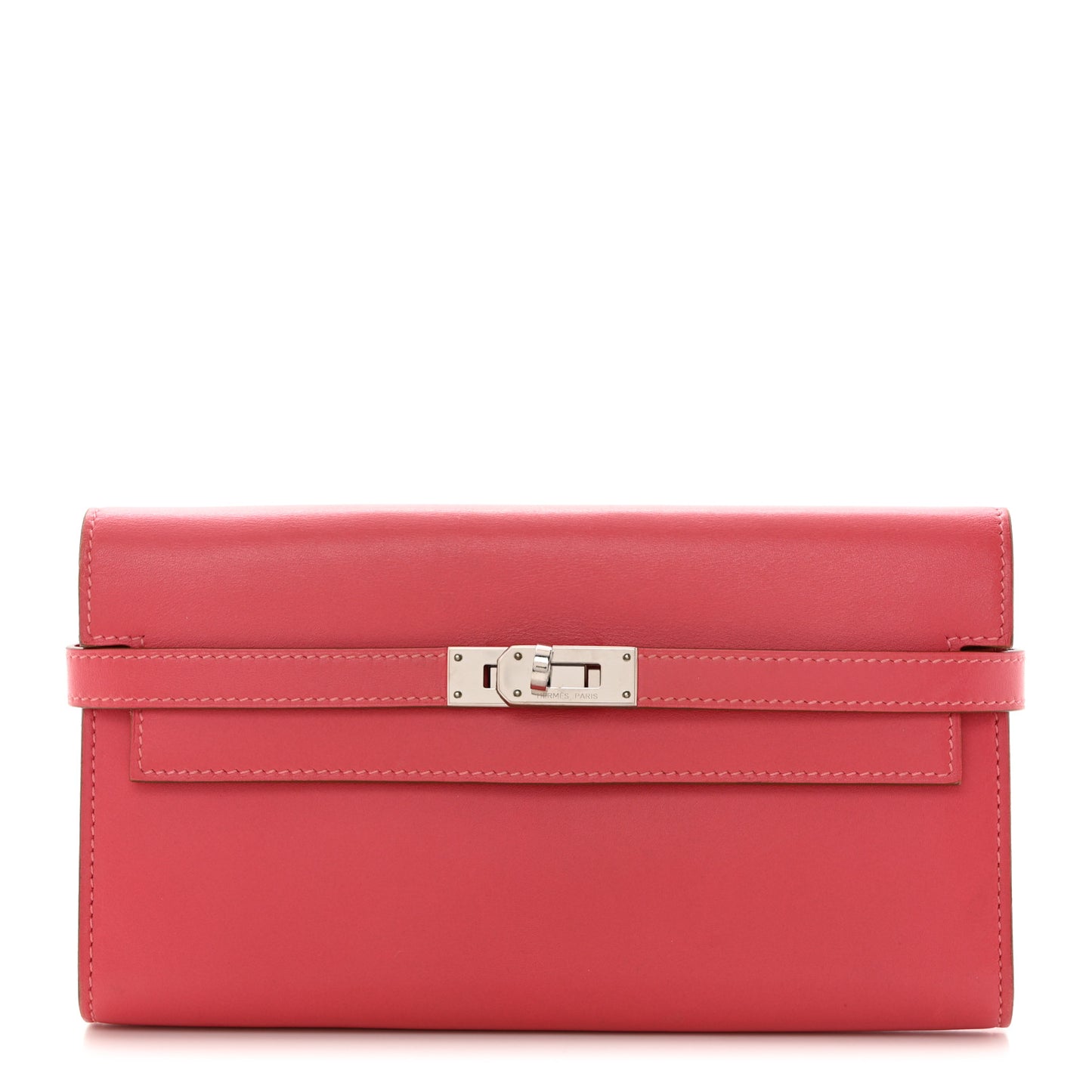 Tadelakt Kelly Longue Wallet Rose Lipstick