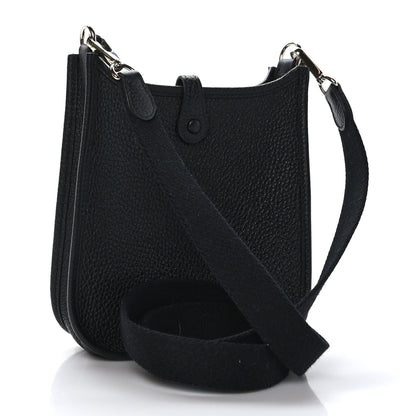 Hermes Taurillon Clemence Evelyne TPM Black 5 of 19