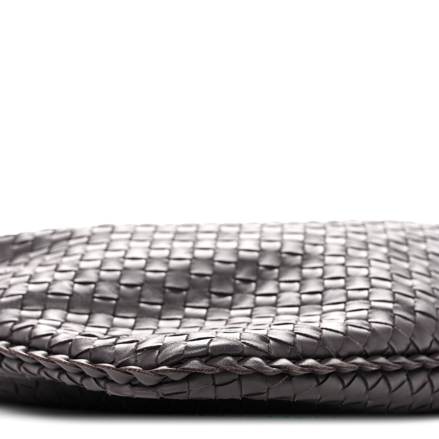 Nappa Intrecciato Large Veneta Hobo Ebano