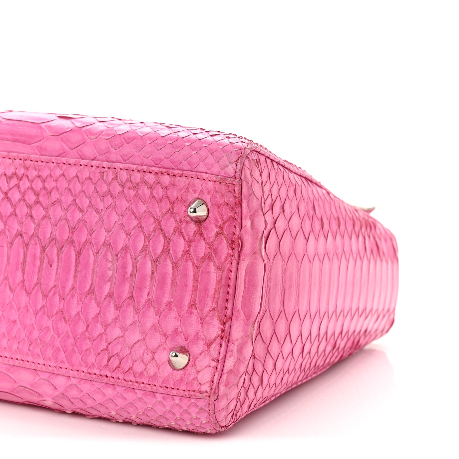 Christian Dior Snakeskin Medium Lady Dior Pink 10 of 13