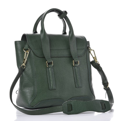 3.1 Phillip Lim 3.1 Textured Calfskin Medium Pashli Satchel Jade 4 of 9