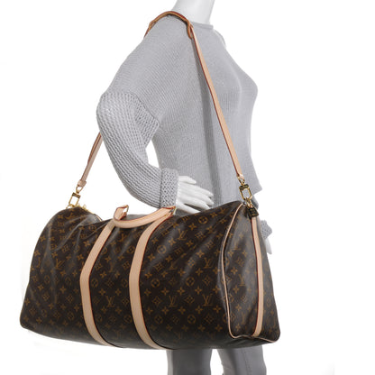 Louis Vuitton Monogram Keepall Bandouliere 55 2 of 7
