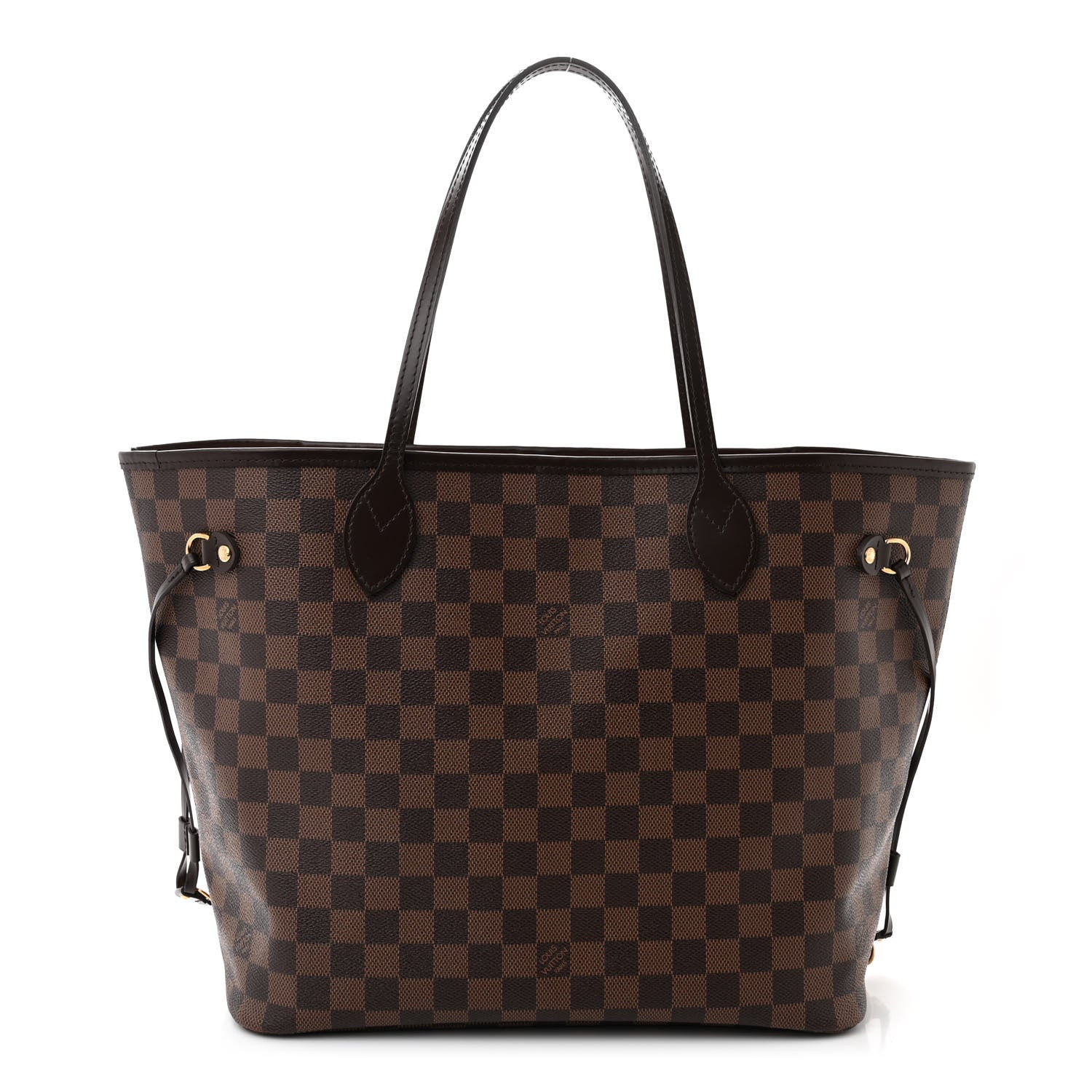 Louis Vuitton Damier Ebene Neo Neverfull MM Rose Ballerine 1 of 14