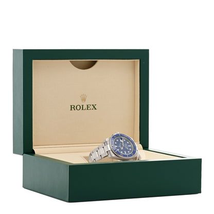 Rolex 18K White Gold 40mm Oyster Perpetual Submariner Smurf Watch Royal Blue 116619LB 5 of 5