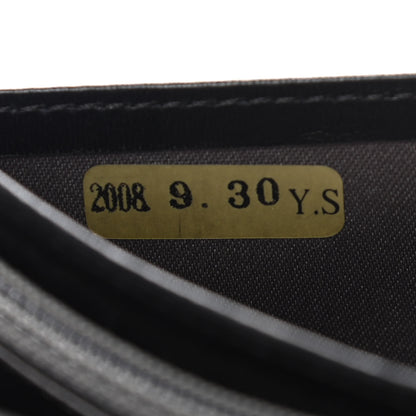 Chanel Lambskin Camellia Embossed Yen Wallet Black 8 of 11