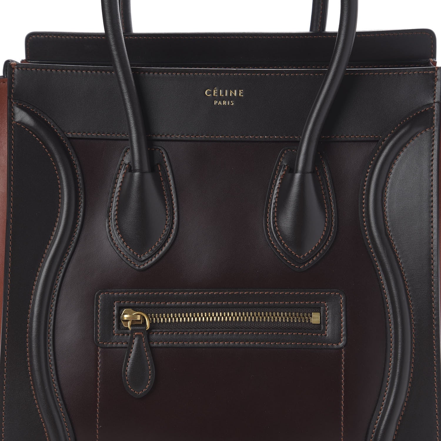 Celine Satin Smooth Calfskin Micro Tri-Color Luggage 8 of 12