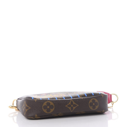 Louis Vuitton Monogram 2020 Christmas Animation Roller Coaster Mini Pochette Accessories Pivoine 2 of 7