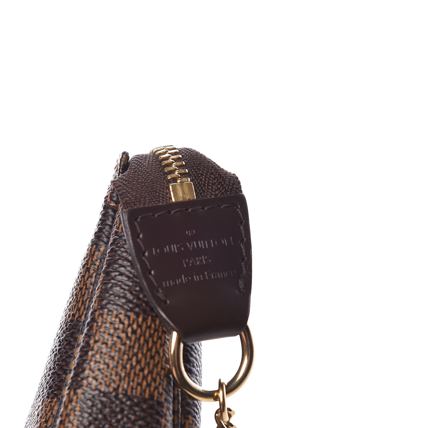 Louis Vuitton Damier Ebene Complice Trunks and Bags Mini Pochette Accessories Red 6 of 7