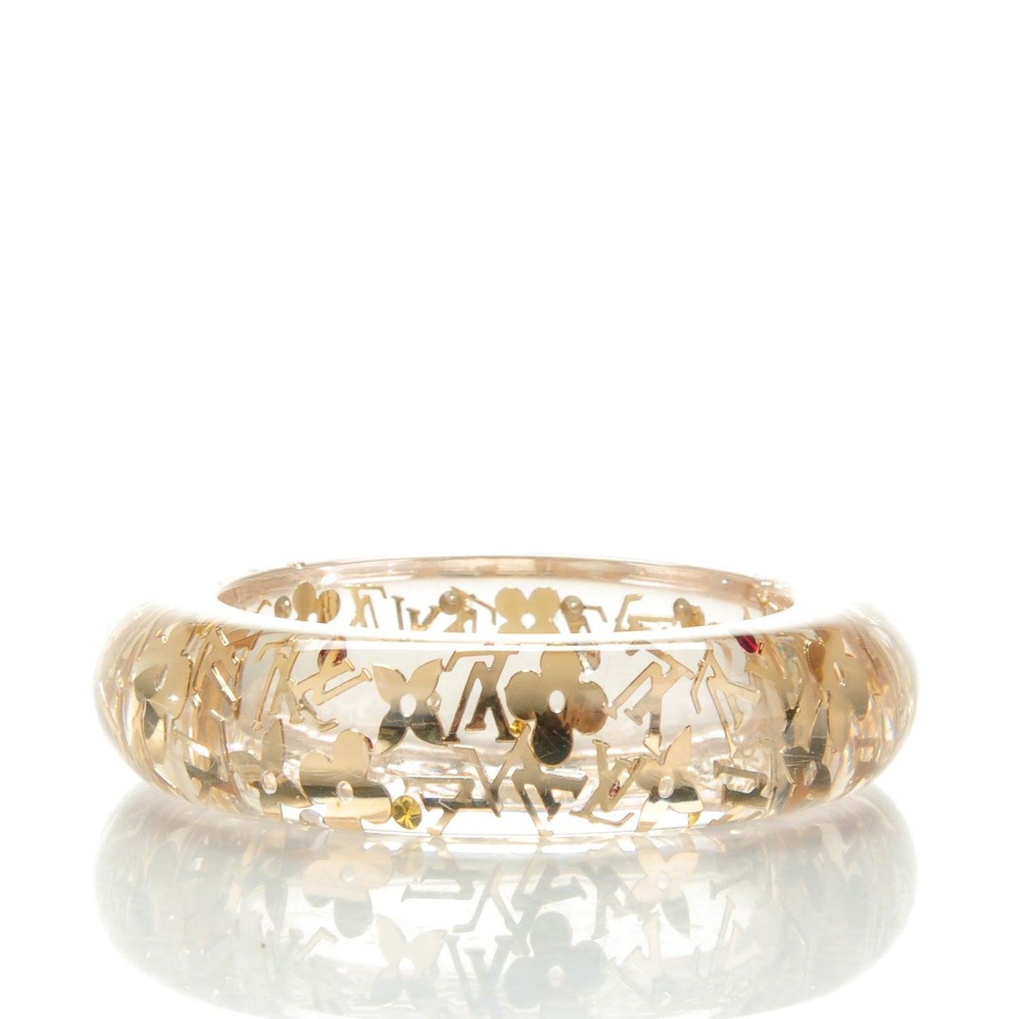 Resin Swarovski Medium Inclusion Bracelet GM Transparent