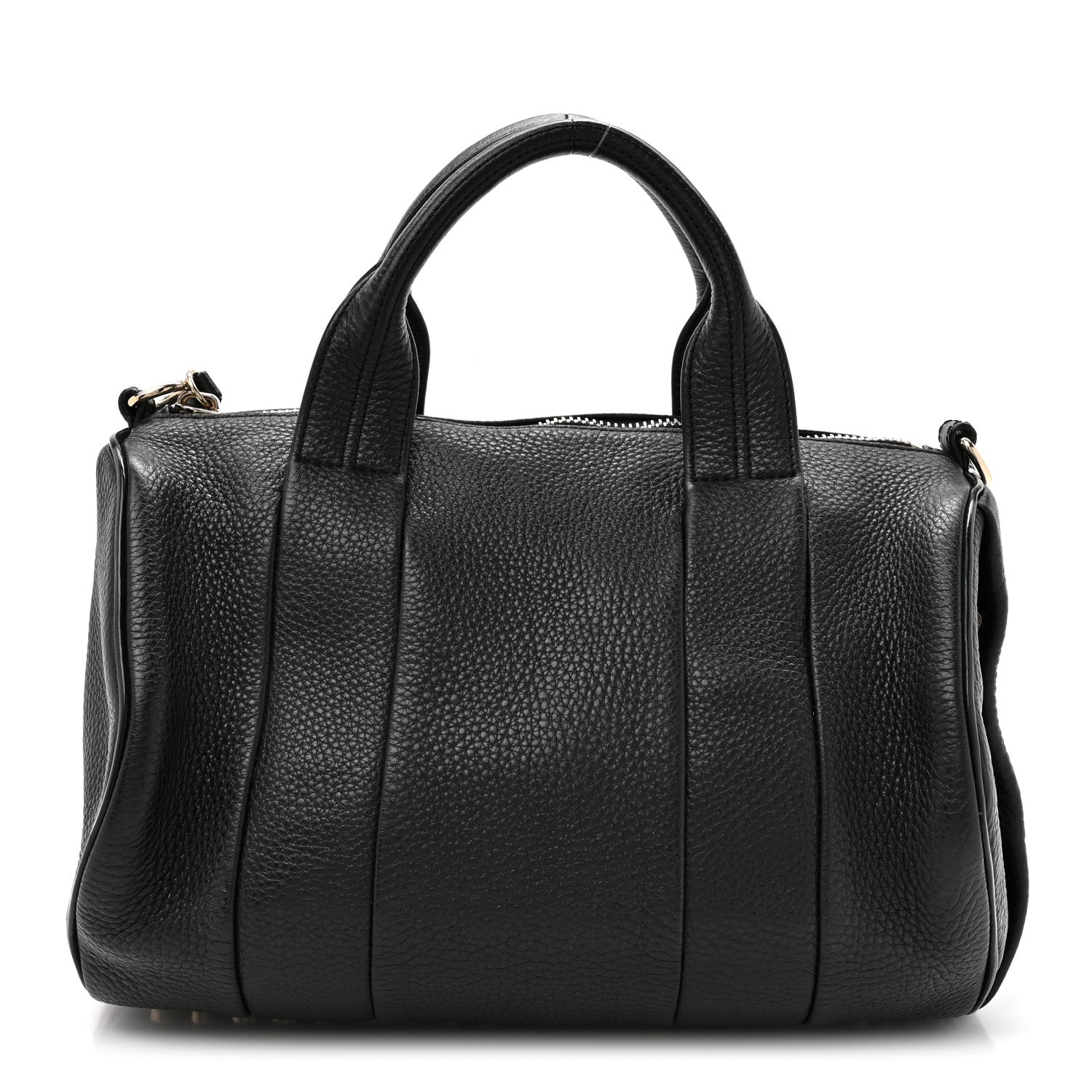 Alexander Wang Pebbled Lambskin Rocco Black Pale Gold Hardware 1 of 11