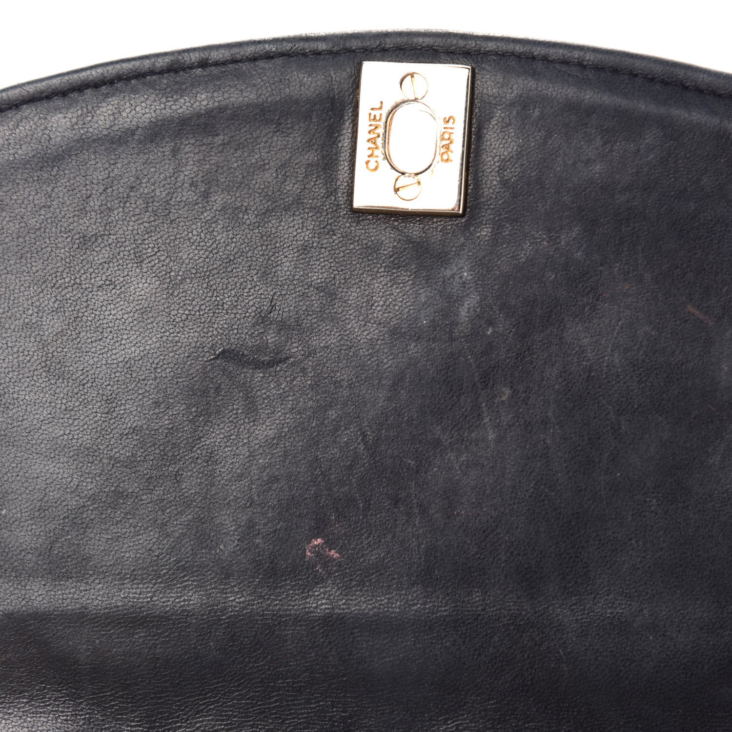 Chanel Lambskin Quilted Small Single Flap Bag Navy 8 of 13