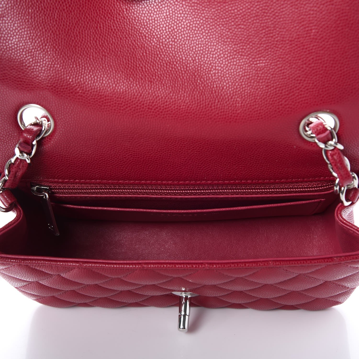 Chanel Caviar Quilted Mini Rectangular Flap Pink 5 of 7