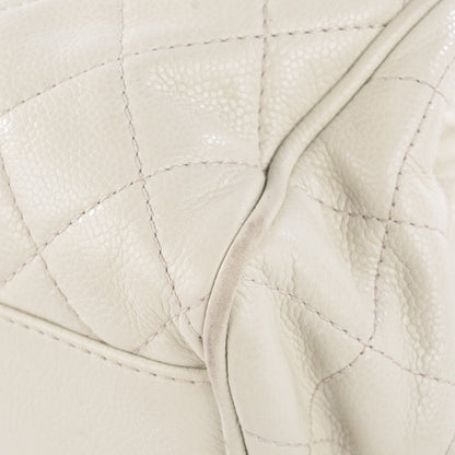 Chanel Caviar Quilted Timeless Accordion Flap Dark White 11 of 11