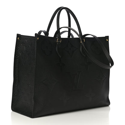Louis Vuitton Empreinte Monogram Giant Onthego GM Black 3 of 9