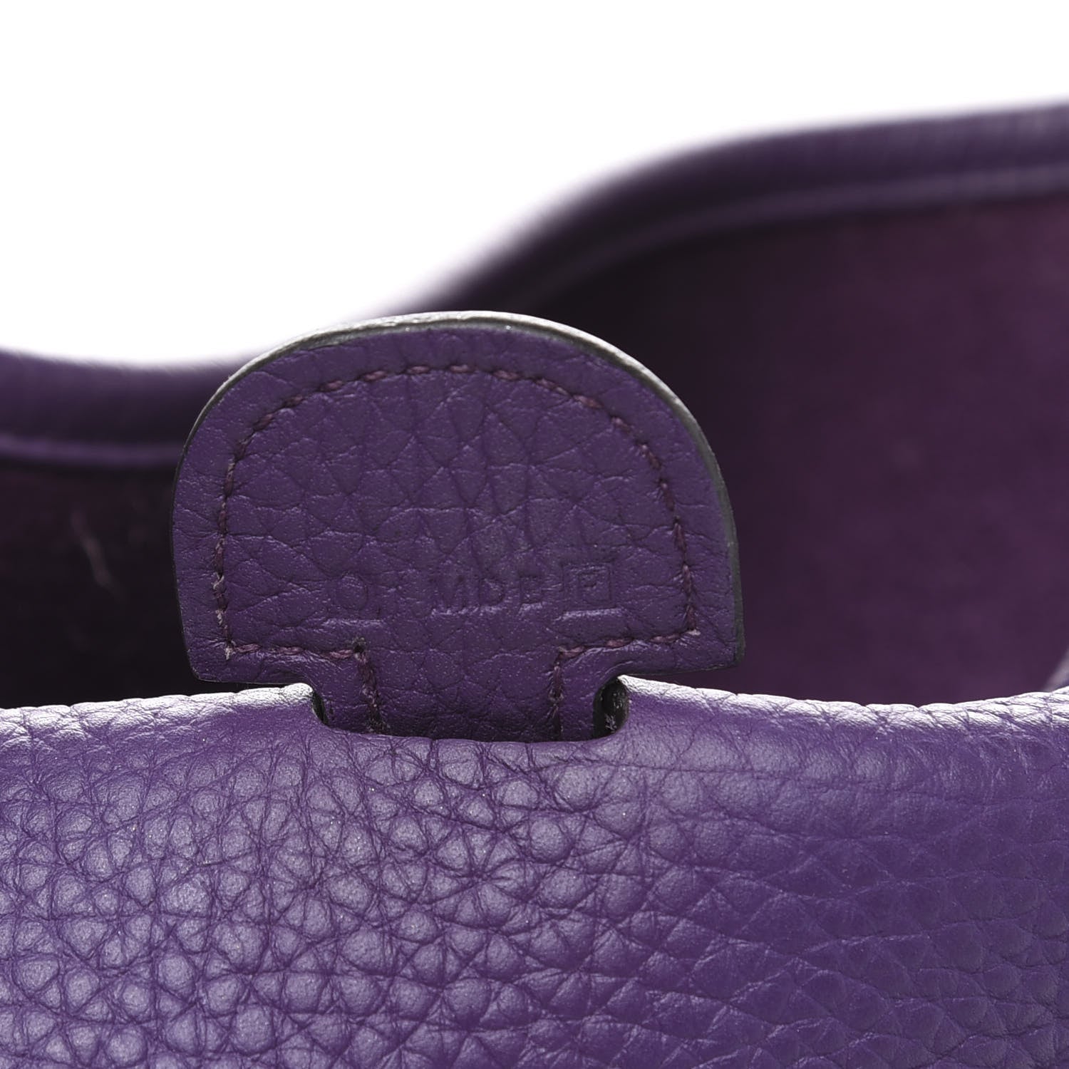Hermes Taurillon Clemence Amazone Evelyne III GM Ultraviolet 7 of 10