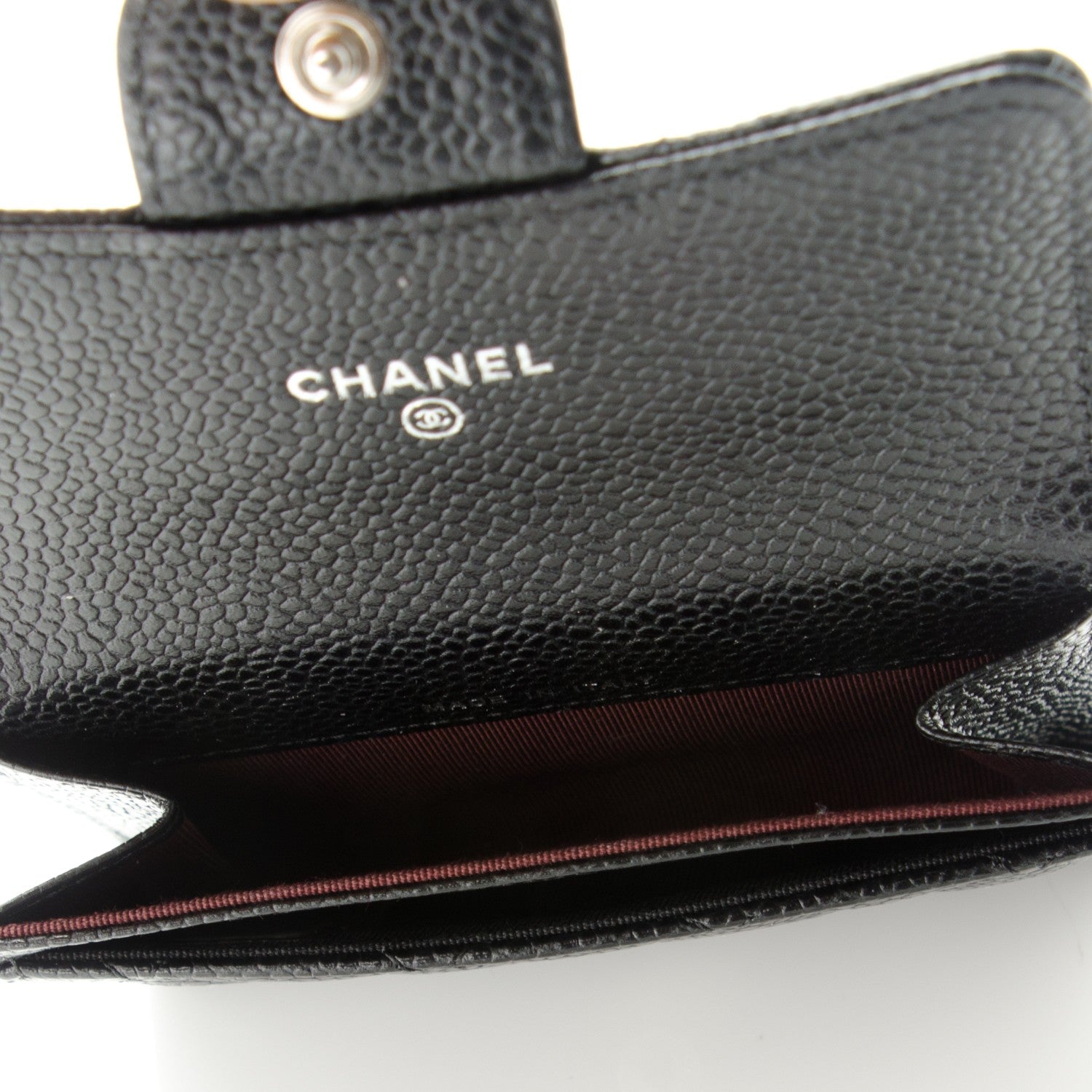 Chanel Caviar Quilted Flap Card Holder Black 5 of 8
