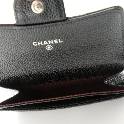 Chanel Caviar Quilted Flap Card Holder Black 5 of 8