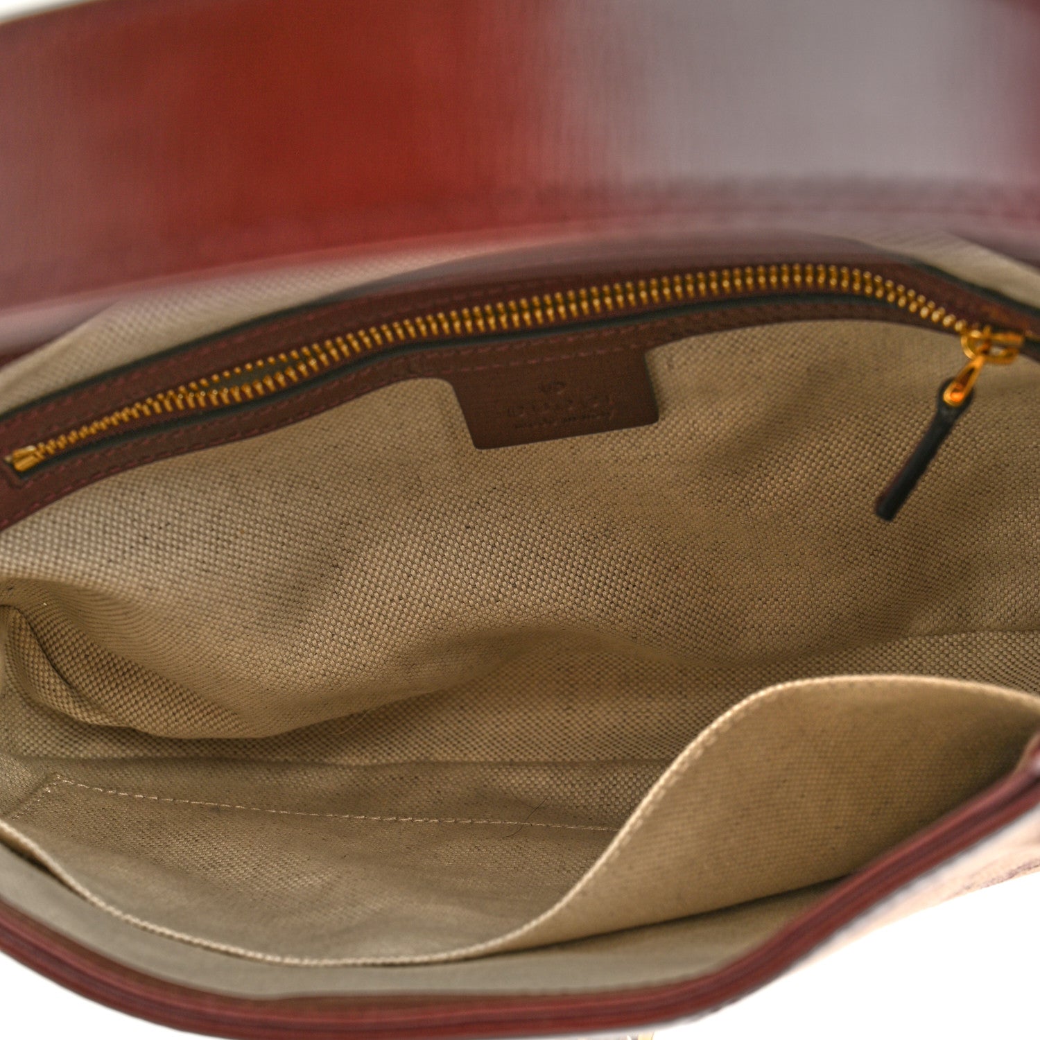 Gucci Monogram Azalea Calfskin Web Small Jackie 1961 Hobo Sahara Rubino Chardonnay 5 of 10