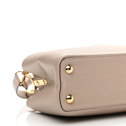 Louis Vuitton Taurillon Capucines BB Galet 8 of 9