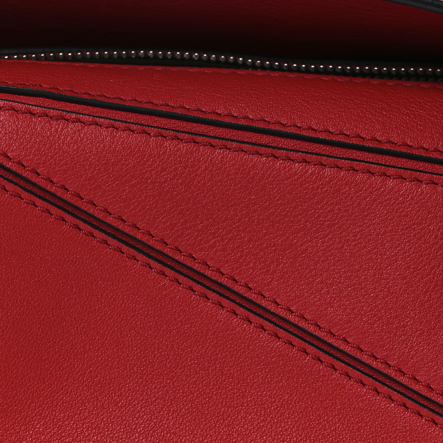 Loewe Calfskin Mini Puzzle Bag Pomodoro 8 of 14