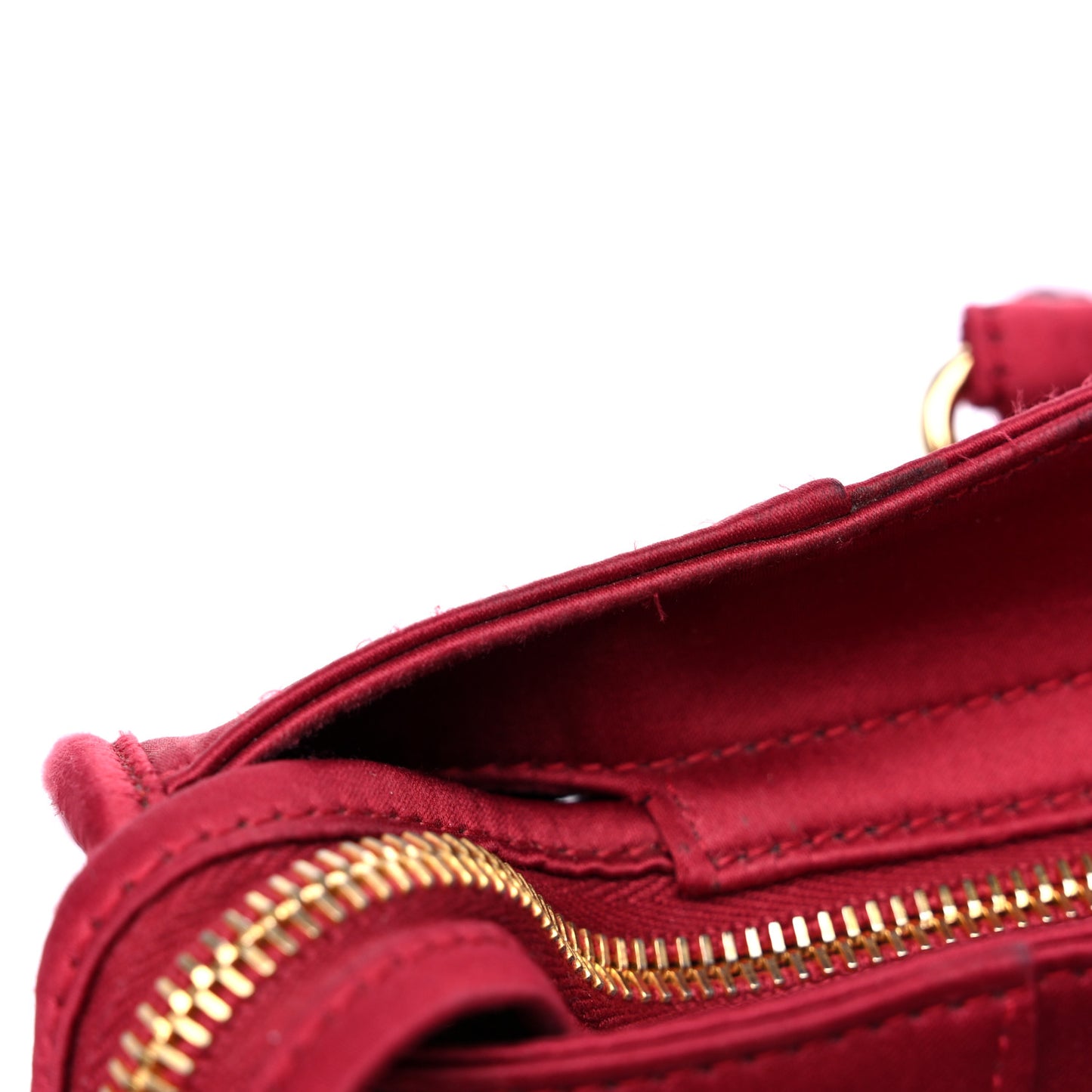 Satin Classic Gold Hardware City Red