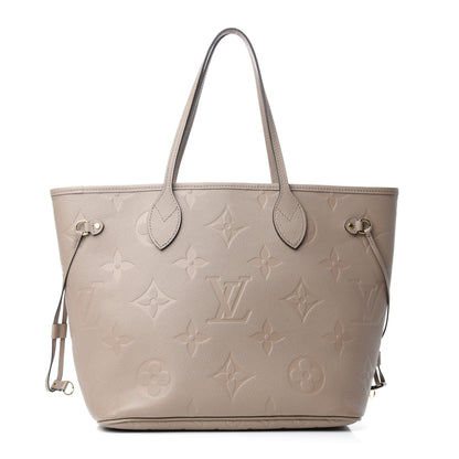 Louis Vuitton Empreinte Monogram Giant Neverfull MM Tourterelle 1 of 9