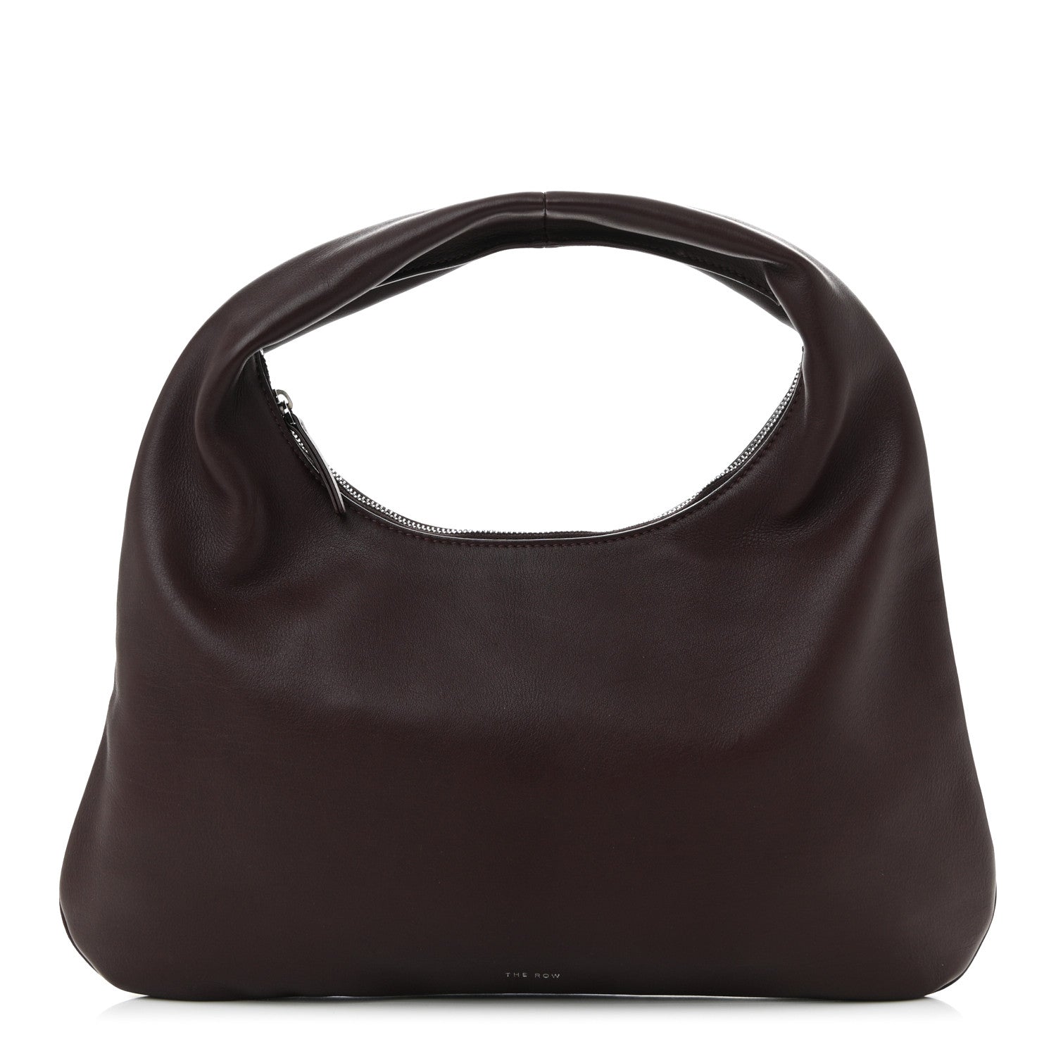 The Row Calfskin Small Everyday Shoulder Bag Eggplant 1 of 9
