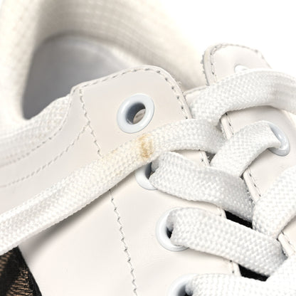 Fendi Fabric Jacquard Vitello Technical Fabric FF Womens Fendi Force Low Top Sneakers 36 Tobacco Black Ultra White White 9 of 11