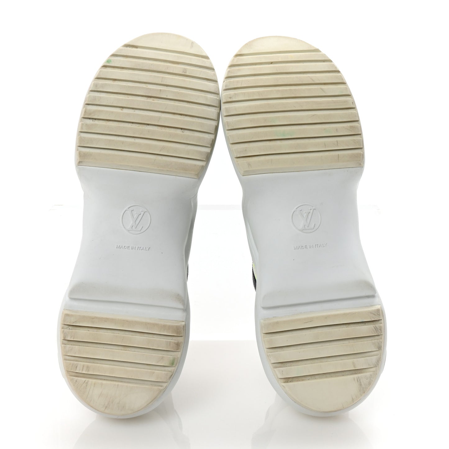 Calfskin Technical Nylon Monogram LV Archlight Sneakers 41 Fluo Yellow