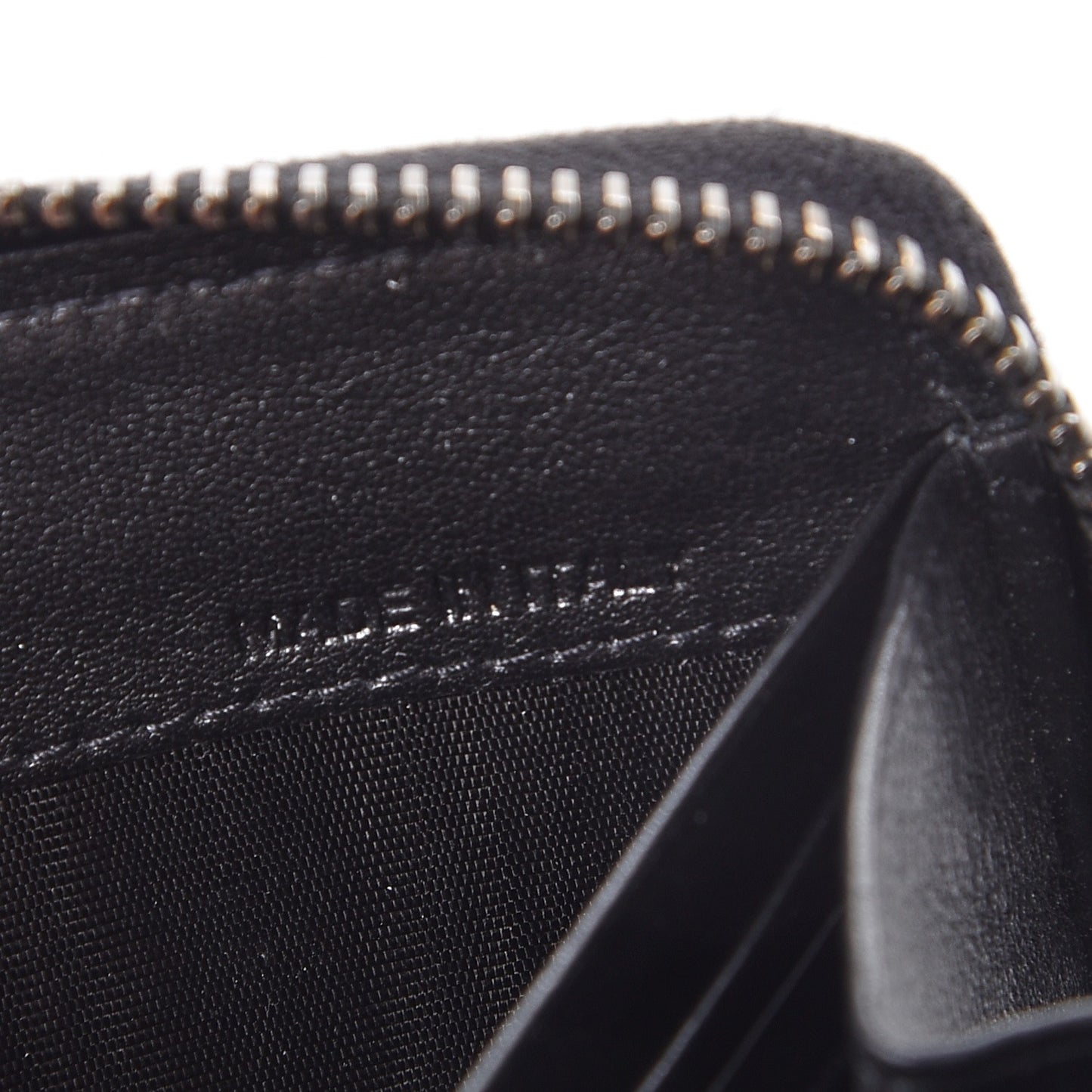 Nylon Camouflage Rockstud Zip Around Wallet Black