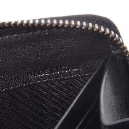 Valentino Garavani Nylon Camouflage Rockstud Zip Around Wallet Black 7 of 9