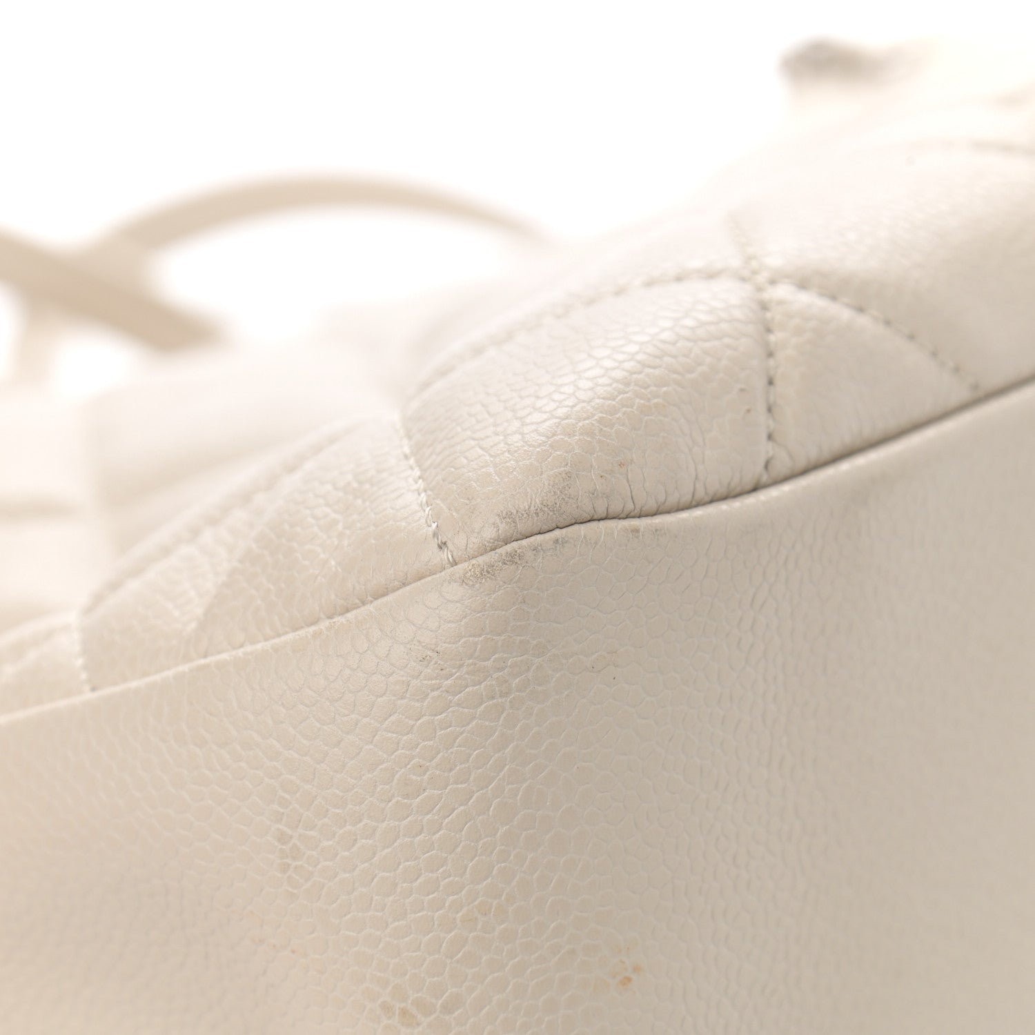 Chanel Caviar Quilted Timeless CC Soft Tote Off White 8 of 16