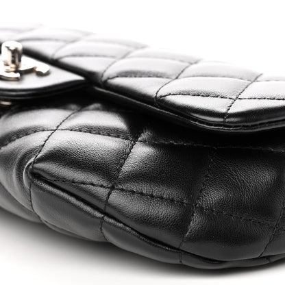 Chanel Calfskin Quilted CC Uniform Flap Belt Bag Black 10 of 12