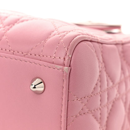 Christian Dior Lambskin Cannage Medium Lady Dior Pink 11 of 11