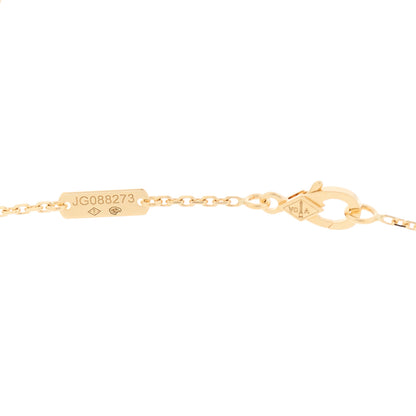 Van Cleef & Arpels 18K Yellow Gold Malachite Vintage Alhambra Pendant Necklace 5 of 6
