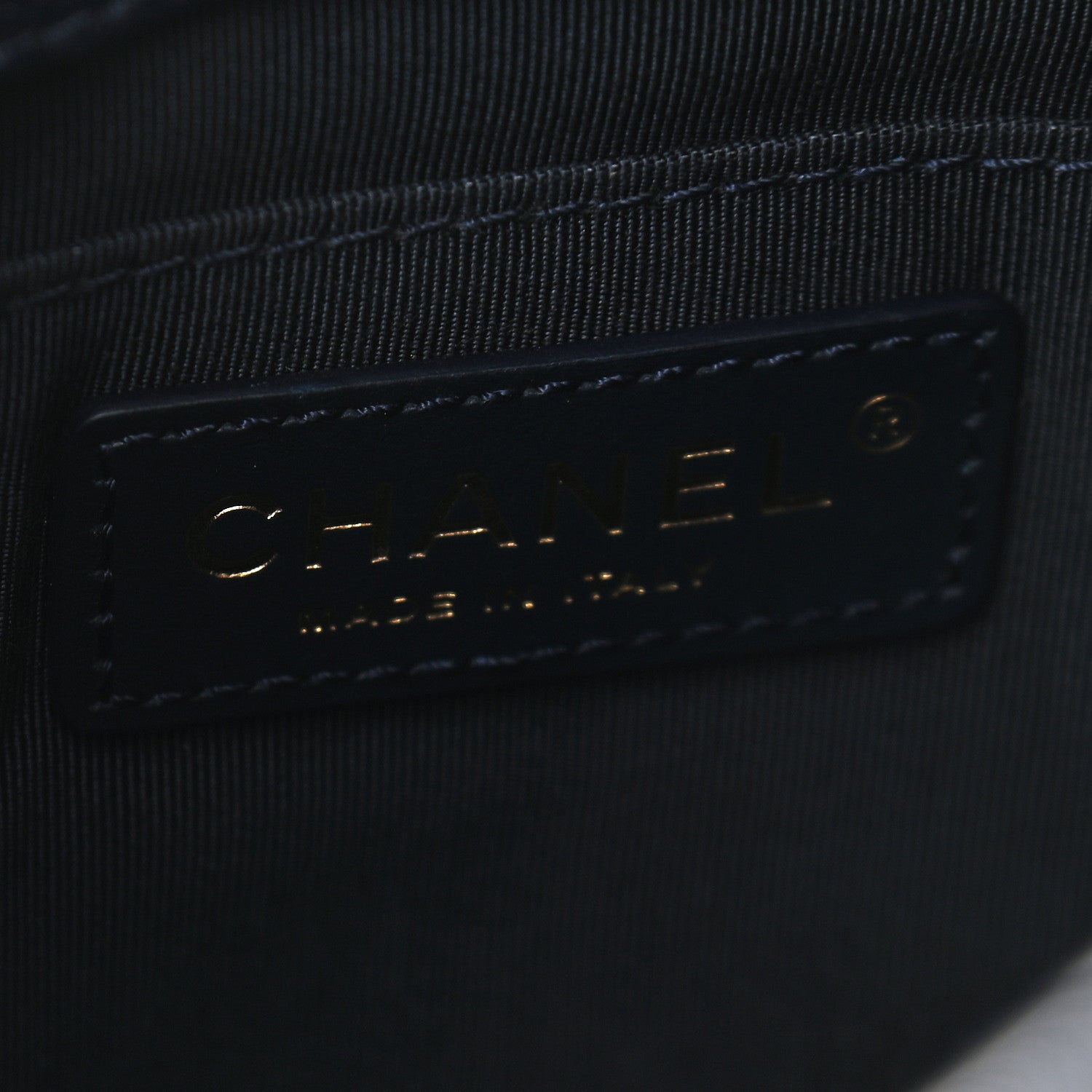 Chanel Caviar Quilted Rolled Up Bucket Drawstring Bag Navy 6 of 9