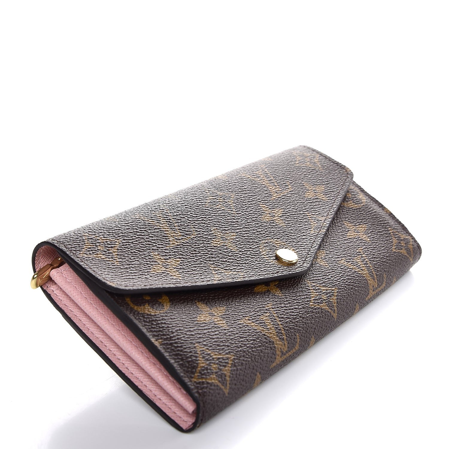 Louis Vuitton Monogram Sarah Wallet NM Rose Ballerine 4 of 7