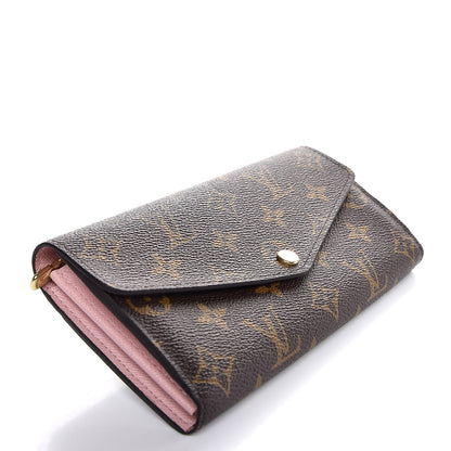 Louis Vuitton Monogram Sarah Wallet NM Rose Ballerine 4 of 7