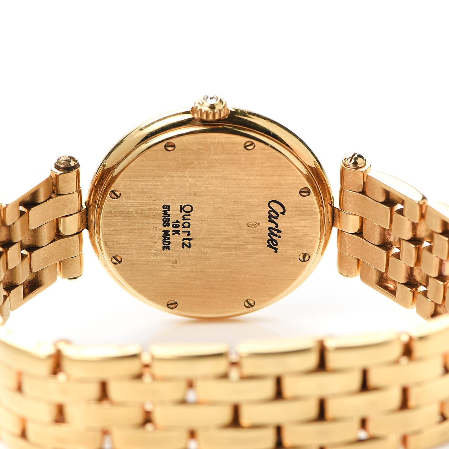 18K Yellow Gold Diamond 29mm Panthere Vendome Quartz Watch