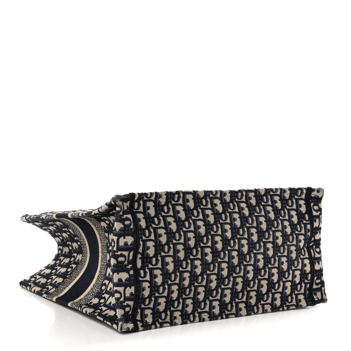 Oblique Medium Book Tote Blue Multicolor